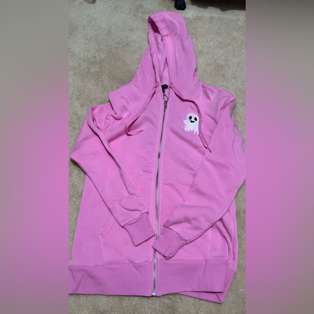Brand new Xs pink ghost hoodie